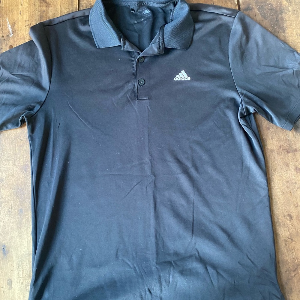 Adidas Men's Charcoal Polo Shirt